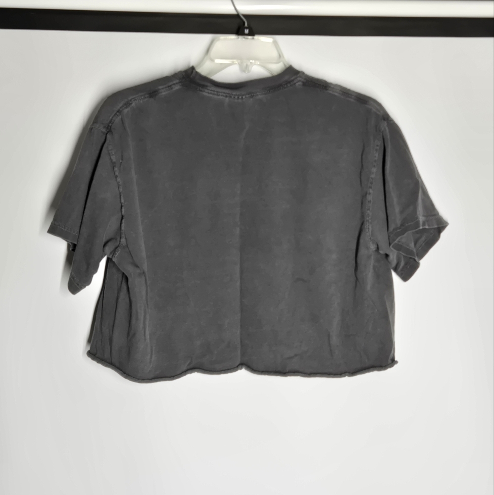 Comfort Colors Gray Newport Crop Top - Picture 2 of 4